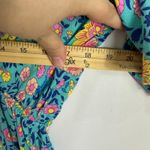 Cupshe Mini Dress L Blue Colorful Floral Boho Indie Chic Resort Soft Girl Hippie Photo 2