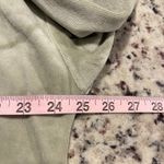 J.Jill  Sage Smoke Velour Sweatshirt Pullover Crew Neck Relaxed Fit XL Photo 5