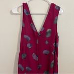 Coach Sleeveless Silk Floral V-Neck Dress Photo 4