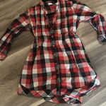 Red and Black Plaid Dress Size M Photo 0