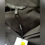 Ming Wang black dress blouse. New with tags. Size large Photo 1