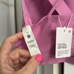 Lululemon  like a cloud long line D/DD -size 10 Photo 5