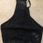 EXPRESS Black Lace Halter Bralette Photo 2