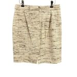 J.Crew Silk Textured Pencil Skirt Beige Office Business Professional Size 4 Tan Photo 1