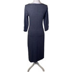 Toad & Co  Stitchfix Dress Fuera Gray Slub Knit Midi T-shirt Dress, Size Small Photo 3