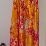 Boston Proper La Dolce Vita Floral Charmeuse Maxi Dress Size 8 Photo 0