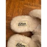Dearfoams DELUXE BY DEARFOAM SHERPA SLIDES Photo 2