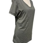 Nike Women's Heather Gray V-Neck Tee Size L Excellent Condition Photo 3