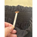 Free People  Black Ruffle Strapless Tube Top Women’s Size Small Boho Photo 1