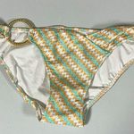 Victoria's Secret Gold O-Ring Patterned Bikini Bottoms Swimwear Bathing Suit XS ✨ Photo 0