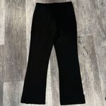 Lysse black stretch dress cropped pants with small side ankle slit hem - S Photo 7