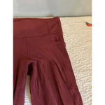 Athleta maroon burgundy align soft workout leggings pockets medium Photo 1
