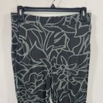Gap green floral print tapered leg elastic waist track pants size XS Photo 2