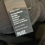 Paige  black exposed zipper fly flare stretch pants size 26 Photo 9