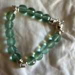 Links of London crystal faceted beaded bracelet with real silver elasticized Photo 8