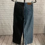 Nasty Gal  Two-Tone Wide-Leg Jeans Size 6 Photo 3