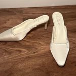Lulus  White Satin Heels  Photo 0