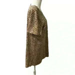 Hudson Gray  Cheetah Leopard Animal Print Casual T Shirt Cotton Dress Photo 1