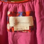 Anthropologie  Robin Tiered Mini Dress in Pink Floral Ikat Print Photo 4