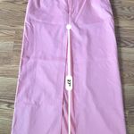 SIR. THE LABEL woven midi skirt GIACOMO SPLIT SKIRT IN PINK size 3 / us L Size L Photo 4