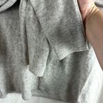 Adrienne Vittadini 2 Ply 100% Cashmere Crew Neck Soft Gray Sweater Size Large Photo 3