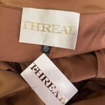 THREAD Sleeveless Shawl Collar Belted Trench Wrap Dress 2X Camel Brown New Photo 5