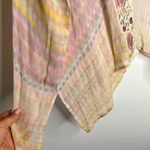 Anthropologie Soft Surroundings Embroidered Floral Colorful Open Kimono Photo 8