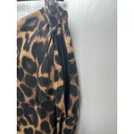 NWT Commense Chiffon Maxi Skirt XL Leopard High Waist Lined Animal‎ Print Party Brown Photo 2