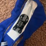 Zaful Women's Ribbed Bikini Set Blue Size Medium Scoop Neck Cheeky 2 Piece NWT Photo 8