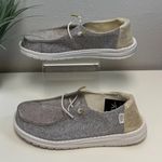 Hey Dude  Silver Wendy Metallic Sparkle Slip-On Shoes - Size 7 Photo 0