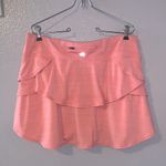 Ideology Flounce Skort Pink Layered Skirt short lined zip back Photo 2