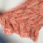 Scandal Italy Floral Smocked Flared Bell Bottom Jumpsuit Festival Boho SMALL NWT Pink Photo 4