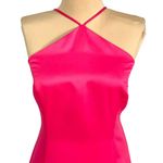 Urban Girl Nites Maxi Dress Gown 9/10 Halter Corset Back Prom Hoco Satin Pink Size undefined Photo 1