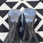 The Last Conspiracy Black Perforated Leather Wedge Open Toe Ankle Boots Size 7 Photo 9