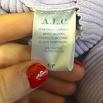 ALC Frank A.L.C. Brendan Stretchy Long Sleeve Ribbed Shirt Lilac Purple Size Small Spring Photo 8