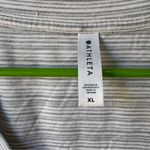 Athleta Short Sleeve Cloudlight Stratus Striped Tee in Grey and White Stripe Photo 9