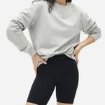 Everlane Unisex French Terry Crew Sweatshirt Gray Size XXS Sweater Oversized Photo 0
