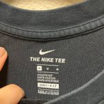 Nike The Tee Dri-Fit Athletic Cut Tank Top Black Logo Crew Neck Pullover Size M Photo 4