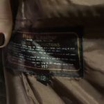 Vintage Brown Genuine Leather Long Coat Women's Trench Retro 12 Edgy Photo 3