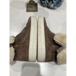 J SLIDES faux fur lined rubber sole high top zipper side‎ slip on shoes Size 8 Photo 7