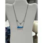 SILVER tone Melanie and MEL charm necklace‎ bundle Photo 1