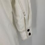 Madewell  Womens White Button-Down Denim Shirt Dress Size M Photo 7