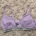 Calvin Klein Purple Bralette Photo 0