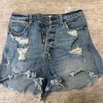 Abercrombie & Fitch abercombie and fitch ultra high rise mom shorts size 25/0 Photo 0