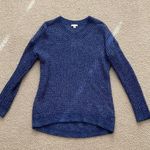 Gap Blue Oversized Chunky Knit Women's Soft Sweater Size XS Royal Blue EUC Photo 0