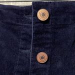 Forever 21 Button Front Corduroy Dark Blue Skirt Ladies MEDIUM Photo 8
