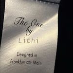 LICHI Whimsical Goth Formal Lace Beaded Long Sleeve Black Dress Size XS Photo 9