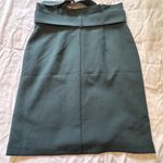 Banana Republic  Elegant Green Skirt with Belt    size 6 tall Photo 1