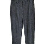 Veronica Beard Pants Women 6 Black White Plaid Cotton High Rise Cropped Trousers Photo 0