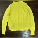Current/Elliott Vibrant Yellow Women's Mock Neck Sweater size 2 Photo 1